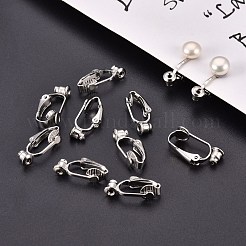 Латунные клипсы серьги выводы KK-Q115-N