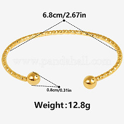 Браслеты-манжеты из нержавеющей стали 304&nbsp;UO5787-2