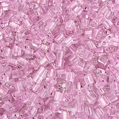 Прозрачные внутри цветные стеклянные бусины SEED-T007-13C