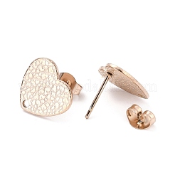 Ионное покрытие (ip) 304 нержавеющая сталь гвоздики фурнитура для сережек&nbsp;STAS-I183-08B-RG