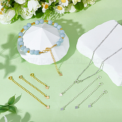 18 шт. 6-х стилистический латунный удлинитель цепи FIND-NB00002