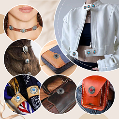 24 комплект декоративных заклепок из цинкового сплава 12 стилей BUTT-GA0001-36