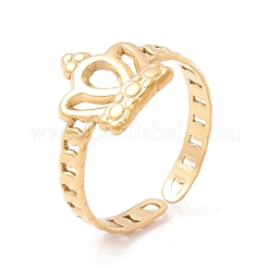 Ионное покрытие (IP) манжетное кольцо из нержавеющей стали 304&nbsp;RJEW-F121-03G