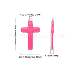 Подвески из непрозрачной смолы RESI-CJ0003-46