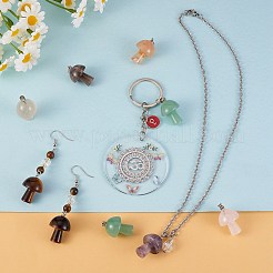 Подвески из натурального тигрового глаза&nbsp;G-SZ00001-87B