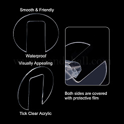20шт акриловые подвески для бокалов&nbsp;MACR-GO0001-11