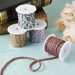 4 цветной плоский эластичный шнур из полиэстера EC-TA0001-03B