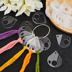 3 пакетик акриловых ниток для намотки досок AJEW-GF0011-67A