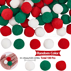100 Stück Polyester-Pompon zum Basteln von Puppen&nbsp;DIY-SC0028-08B