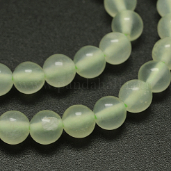 Nuova pietra naturale giada rotonda fili di perle&nbsp;LS-G-O039-16-4mm
