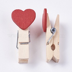 Pinces à cheville en bois&nbsp;WOOD-WH0005-B06