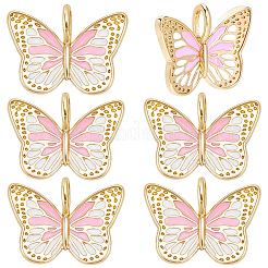 Кулоны с эмалью из латуни&nbsp;KK-BBC0021-65A