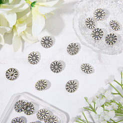 20 шт. пуговицы из сплава с 1 отверстиями&nbsp;BUTT-GF0004-11