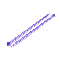 Kunststoff Stricknadeln&nbsp;TOOL-WH0117-69B