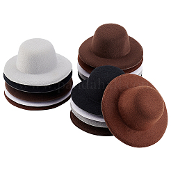 15 шт. 5-цветная мини-шапочка-вуалировщик из ткани ЭВА AJEW-GA0007-43