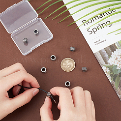 8 шт. бусины из нержавеющей стали марки 304 STAS-UN0054-31