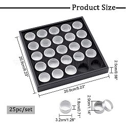 Barattoli di latta in alluminio da 25 pz&nbsp;CON-WH0095-03