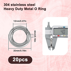 20 шт. Закрытые соединительные кольца из нержавеющей стали 304&nbsp;STAS-SP0001-85B