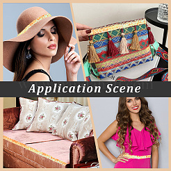 Лента из полиэстера с пайетками для животных&nbsp;OCOR-WH20003-18C