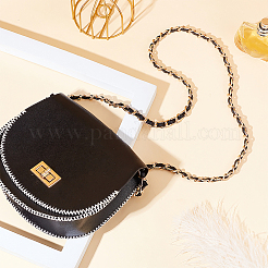 Manici per borsa in similpelle nera&nbsp;FIND-WH0114-74A-01