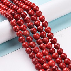 Бусины из природных Говлит G-G904-8mm-03