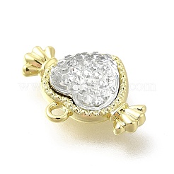 Прозрачные подвески со стразами из прозрачной смолы&nbsp;FIND-B015-01B-LG