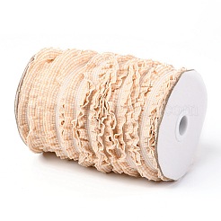 Ruban de nylon élastique à double volant en treillis&nbsp;NWIR-O010-03H