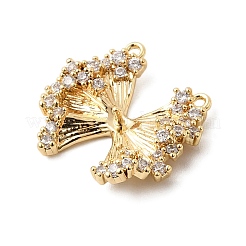 Подвески из латуни с прозрачным фианитом&nbsp;KK-G553-05G