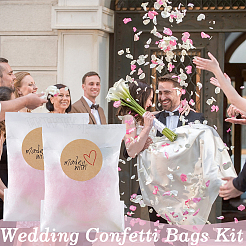 120 шт. плоские полупрозрачные пергаминовые вощеные бумажные пакеты для печенья&nbsp;STIC-CP0001-11F