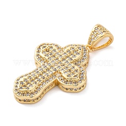 Латунные микро проложить кубического циркония подвески KK-S510-48G-01
