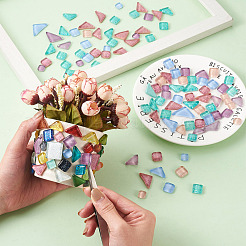 240шт 2 стиля прозрачных стеклянных кабошонов GLAA-EL0001-02B