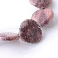 Rosso naturale diaspro fili di perline&nbsp;G-R356-08