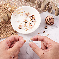 50 шт. 5 стиля 304 нержавеющая сталь бусины колпачки подвески&nbsp;STAS-CD0001-16