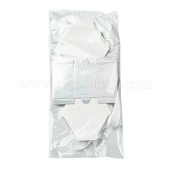 Boîtes cadeaux en papier à fenêtre hexagonale laser&nbsp;CON-FZC0002-001B-01