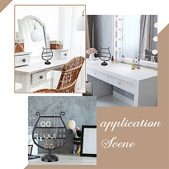 3-уровневые пластиковые подставки для серег из полипропилена EDIS-WH0012-28A