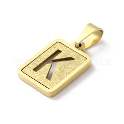 Подвески-алфавиты из нержавеющей стали 304 STAS-S152-01G-K