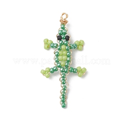 Подвески из стекла в виде крокодила&nbsp;PALLOY-MZ00992