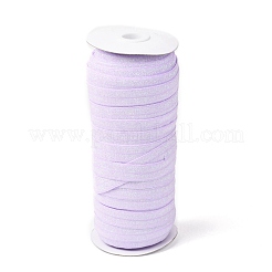 Ruban de nylon élastique scintillant doré et argenté sur le côté&nbsp;NWIR-O010-01F