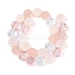 Chapelets de perles en verre électroplaqué&nbsp;EGLA-N022-03A-A08
