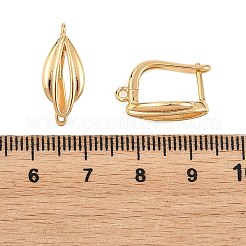 Componenti per orecchini a cerchio in ottone Shegrace&nbsp;XGRQ79989-939G