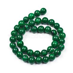 Perline malachite fili sintetici&nbsp;G-G832-01-4mm