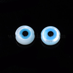 Натуральные белые бусины из перламутровых ракушек SSHEL-N034-51B-01