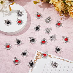 30шт 3 стиля подвески из сплава с эмалью&nbsp;ENAM-DC0001-77