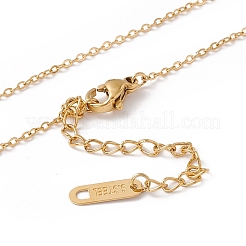 Прямоугольное и плоское круглое колье с кубическим цирконием NJEW-P262-32G