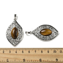 Природных тигровый глаз подвески&nbsp;G-Q158-02D