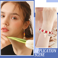 120 шт. 6 цвета подвески из сплава в тибетском стиле&nbsp;FIND-NB0003-13