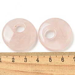 混合天然石ペンダント  フラットラウンドのチャーム  28.5x7mm  穴：8.5mm&nbsp;G-P547-01