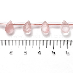 Вишневого кварца стеклянные бусы пряди G-Q167-A02-02