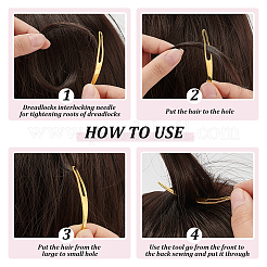 12 стиль крючки для дредлоков из цинкового сплава и нержавеющей стали AJEW-GO0001-59