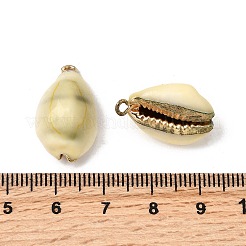 Подвески из натуральной каури SHEL-B003-07G